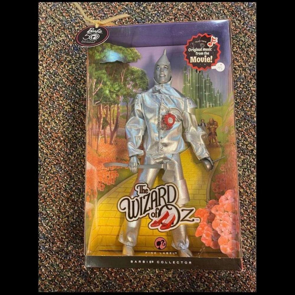 Pink label‎ tin man Barbie